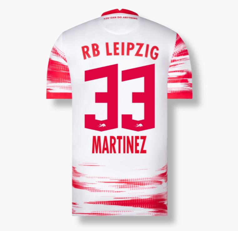 2021/22 RB Leipzig Home Kit Soccer Jersey MARTINEZ 33 printing